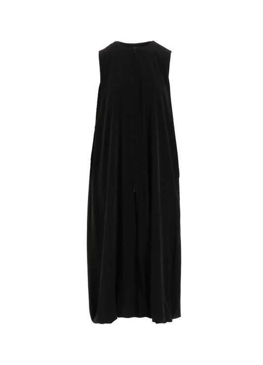 TA/PE SUPER VIYON TUSSER BALLOON DRESS