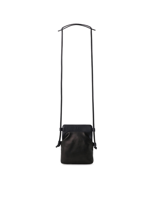 SMOOTH LEATHER COMBINATION CLASP BAG (S)