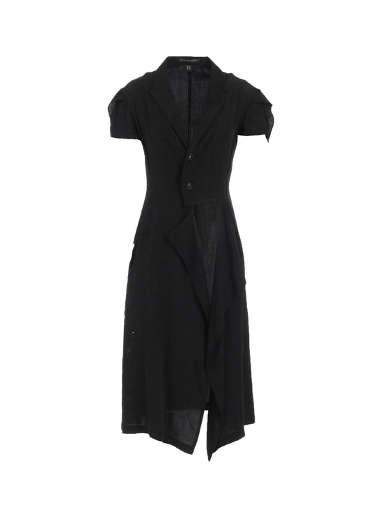 CUPRO/DUNGAREE BALLER LACE SQUARE CLOTH SLEEVE JACKET