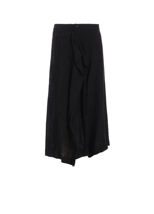 LINEN UNTWISTED LAWN SKIRT PANTS