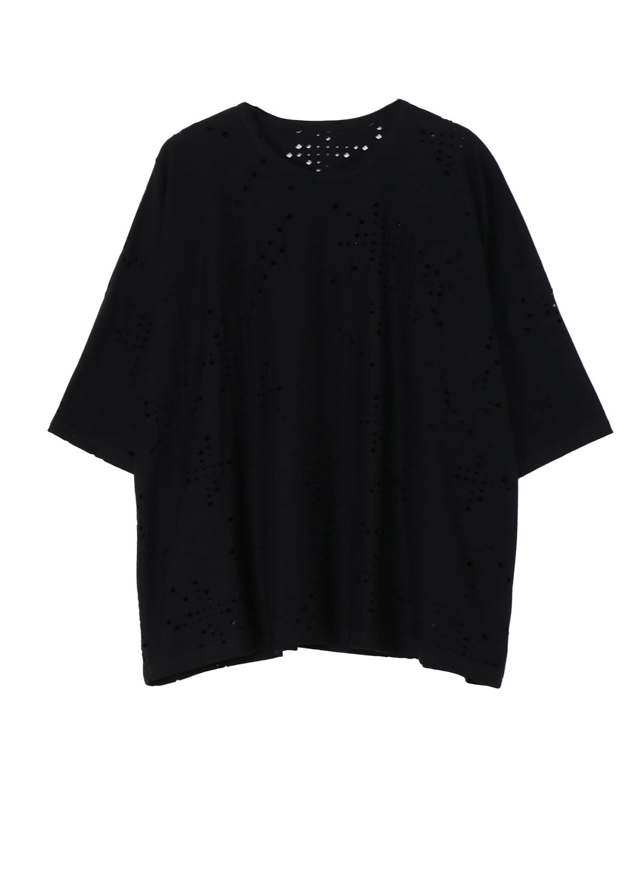 COTTON JERSEY HOLE DESIGN BIG T – THE SHOP YOHJI YAMAMOTO