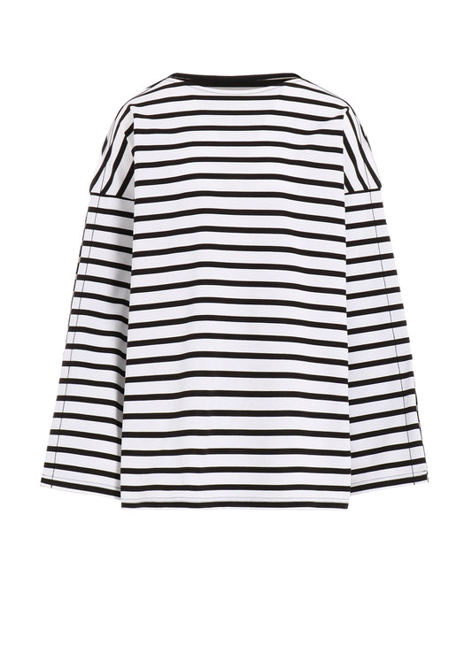 STRIPE PLAIN STITCH BIG T