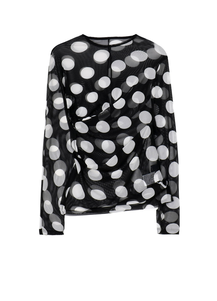 POLKA DOTS TULLE TWISTED T