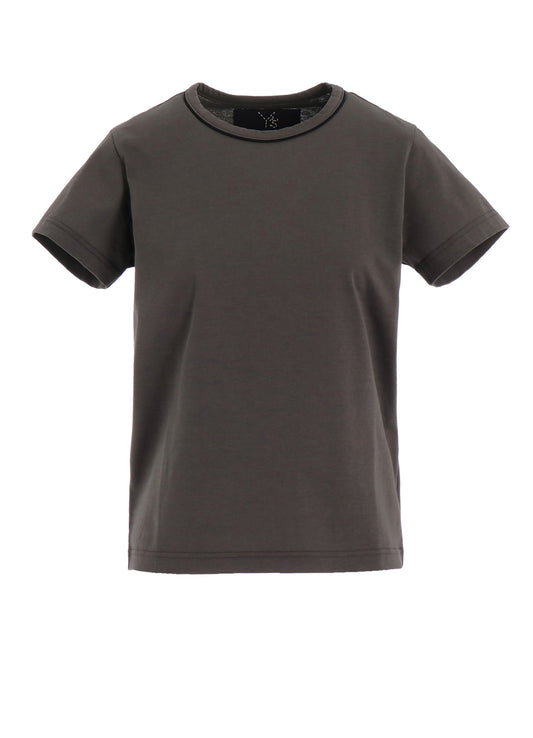 COTON JERSEY Y'S STITCH HALF SLEEVE T
