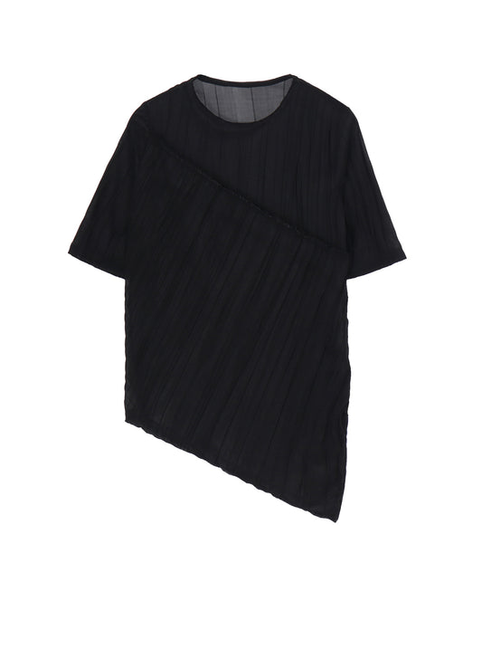 VERTICAL WRINKLE DIAGONAL PANEL T