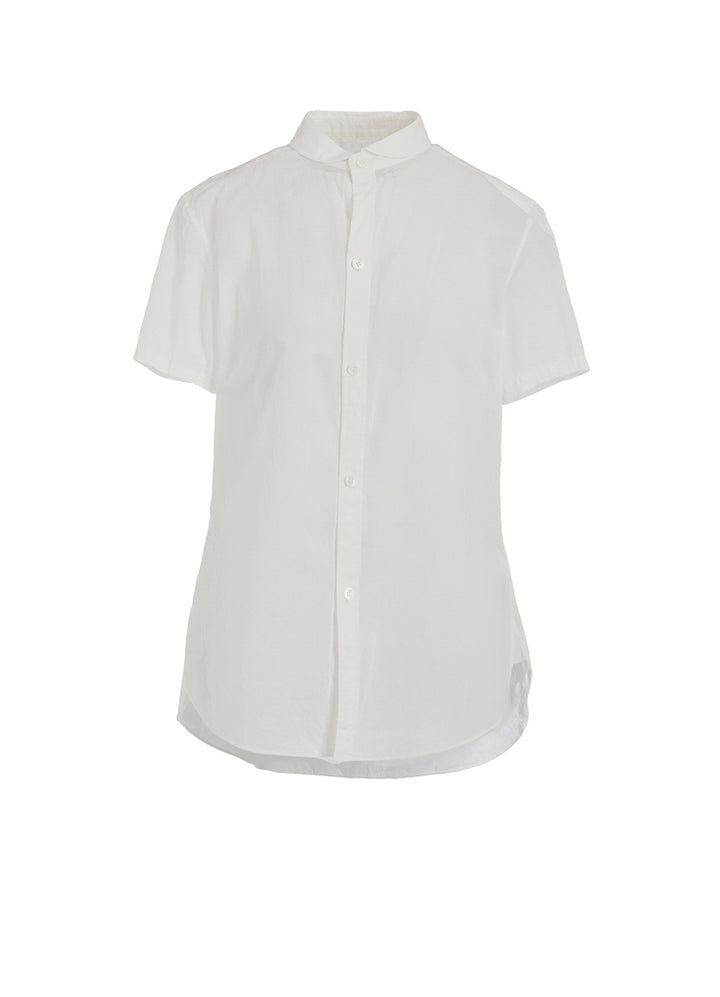 COTTON LAWN ROUND COLLAR SHIRT