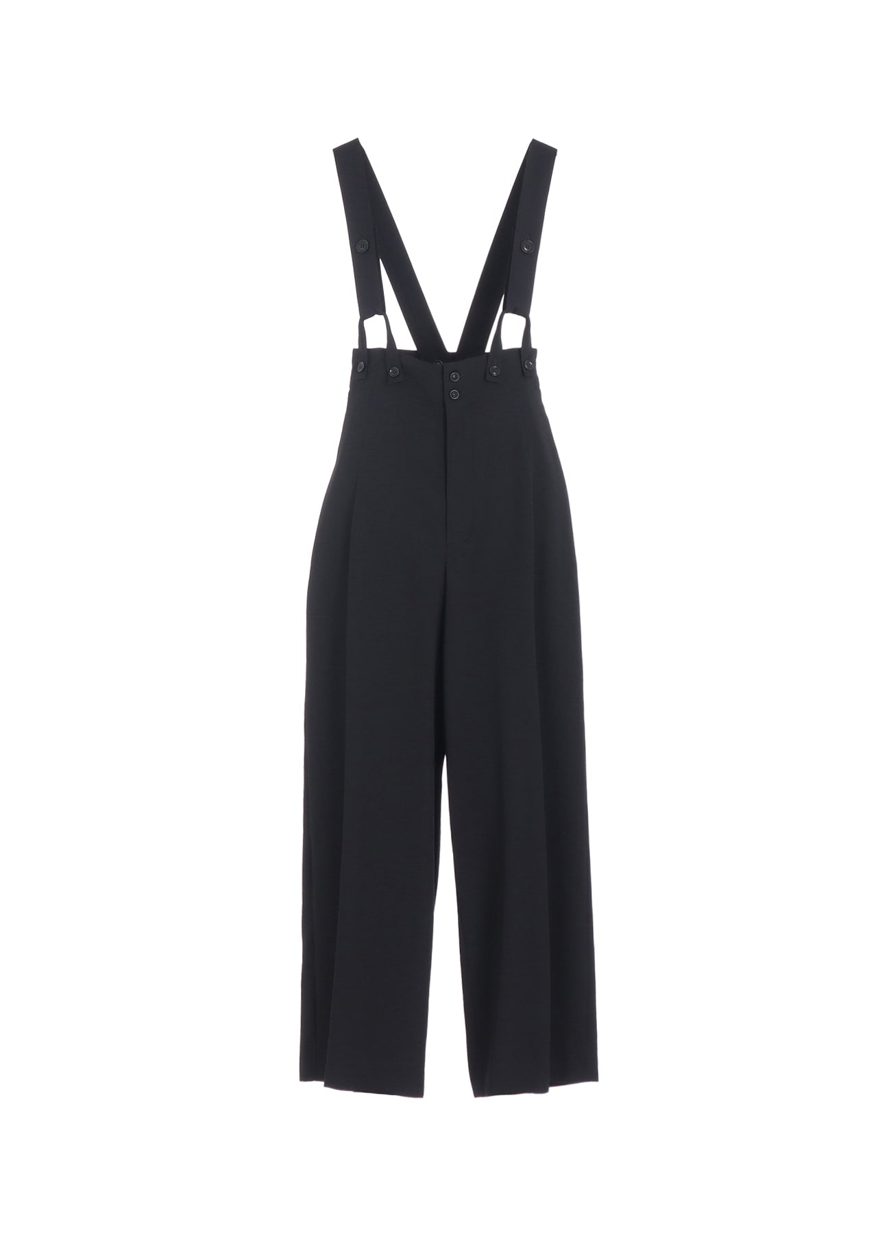 WOOL GABARDINE SUSPENDER PANTS – THE SHOP YOHJI YAMAMOTO
