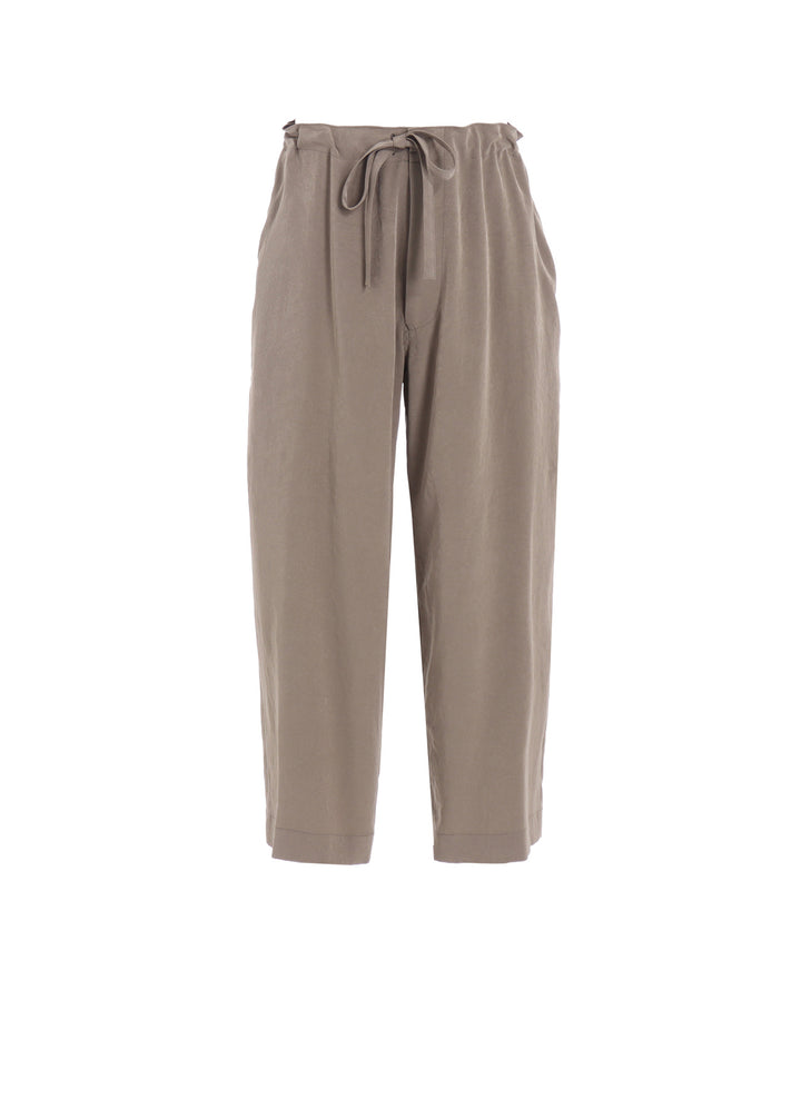 TA/PE CREPE DE CHINE STRING STRAIGHT PANTS