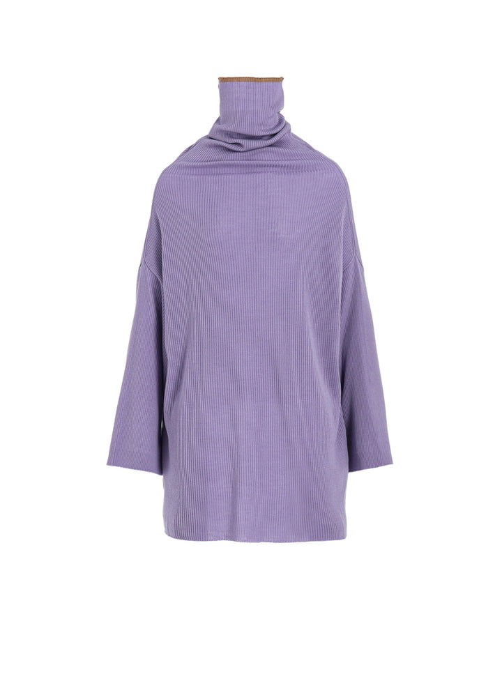 Y's × JOHN SMEDLEY BOTTLE NECK RIBBED KNIT