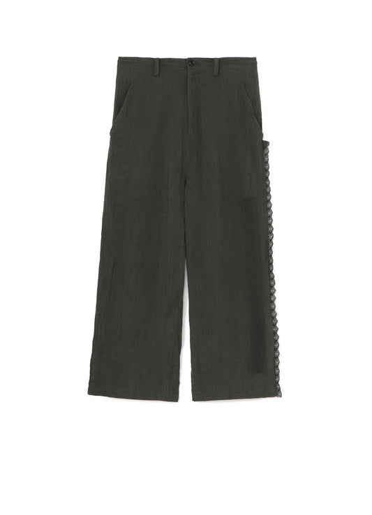 LINEN LONG STRAIGHT PANTS