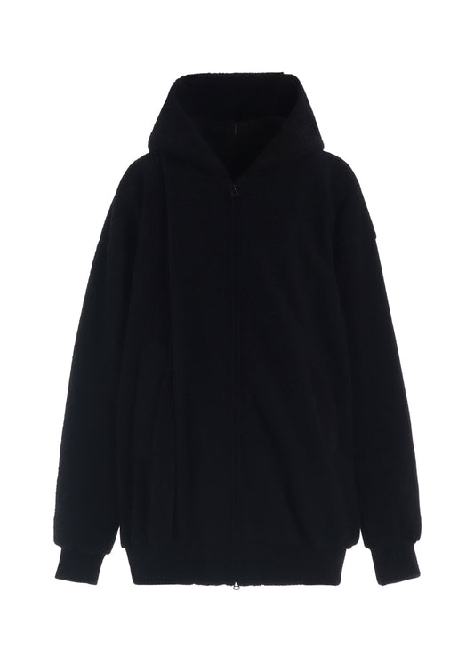 WOOL BLEND PILE BLOUSON