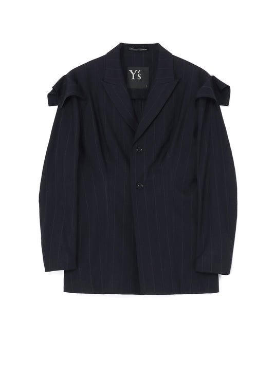 W/RY LIGHT STRIPE SLEEVE HANG CLOTH JACKET