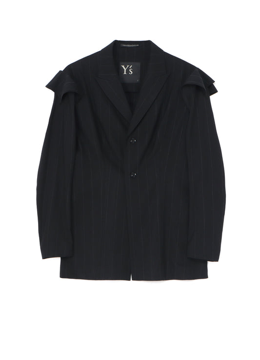 W/RY LIGHT STRIPE SLEEVE HANG CLOTH JACKET