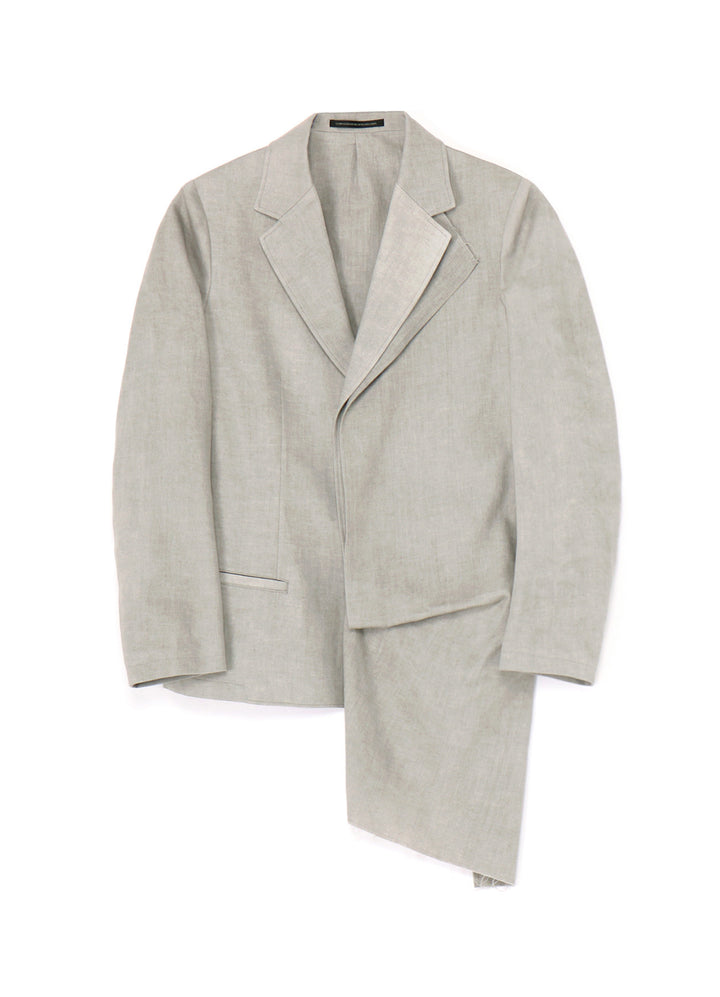 L/C INK DYED HEAVY DENIM FRONT DOUBLE JACKET