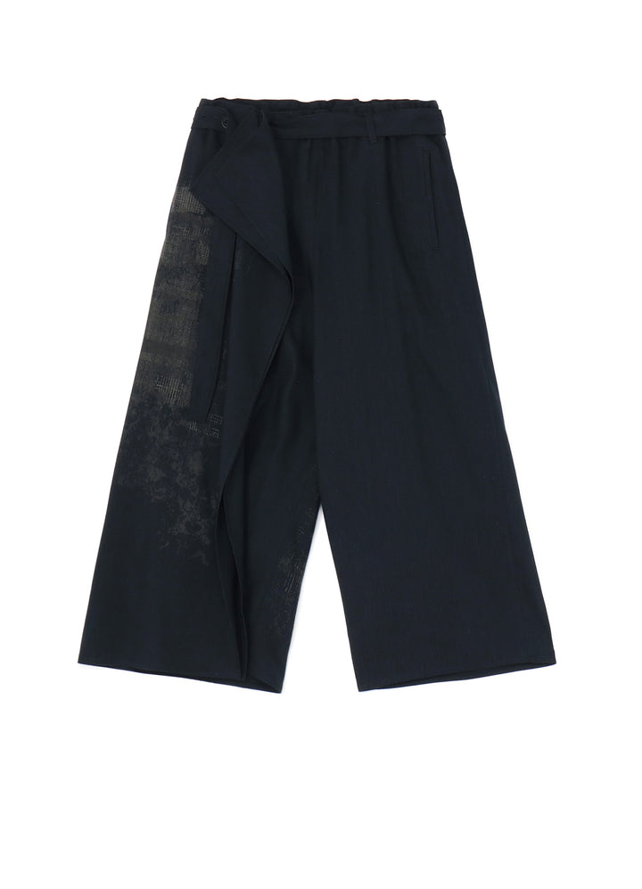 HOUNDSTOOTH BELTED PANTS