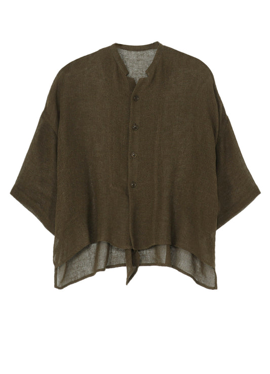LENO CLOTH HALF SLEEVE BOX SHIRT