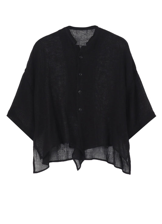LENO CLOTH HALF SLEEVE BOX SHIRT