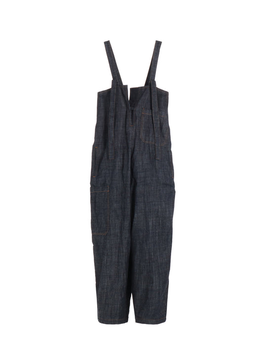 8OZ DENIM OVERALLS WITH STRAP