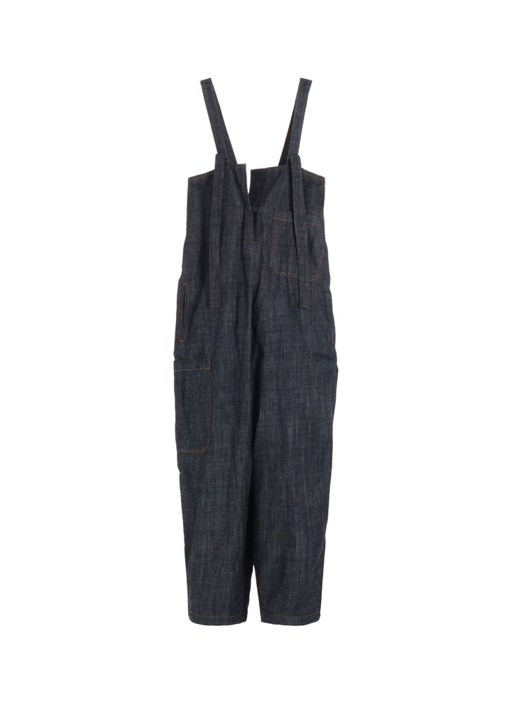 8OZ DENIM OVERALLS WITH STRAP