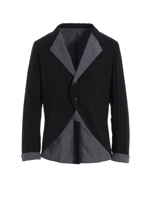 COTTON LAWN GARMENT DYE SWLLOWTAIL JACKET