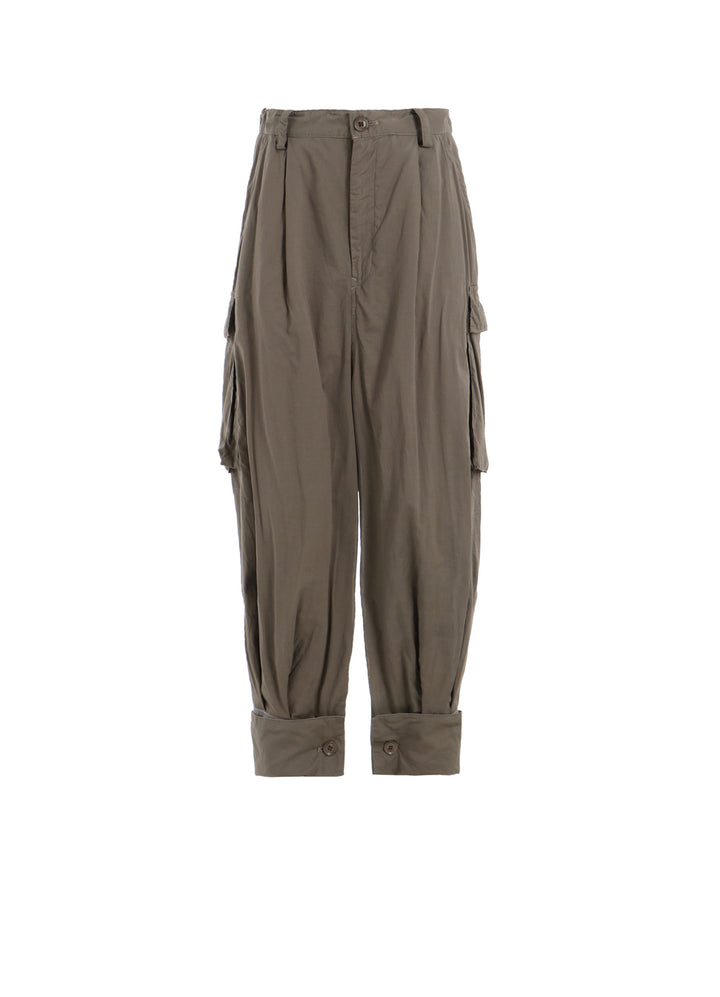 COTTON LAWN GARMENT DYE KHEM CUFFS CARGO PANTS