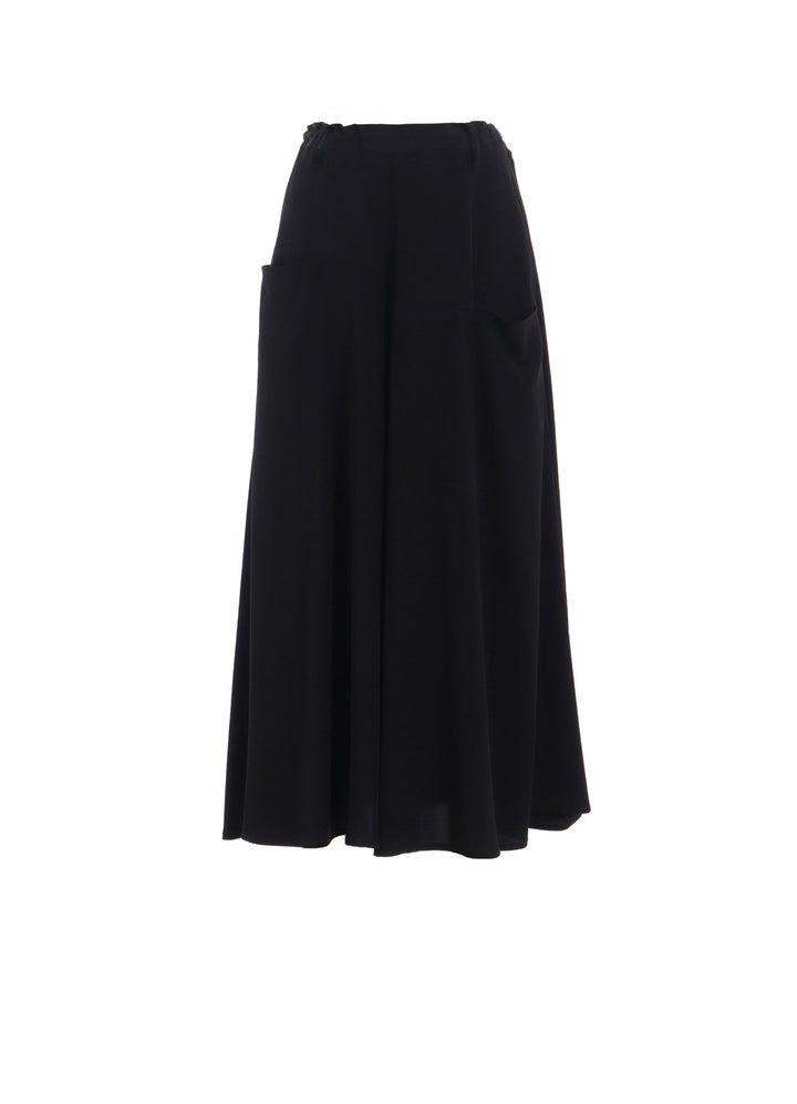 CREPE de CHINE FRONT PANEL POCKET SKIRT