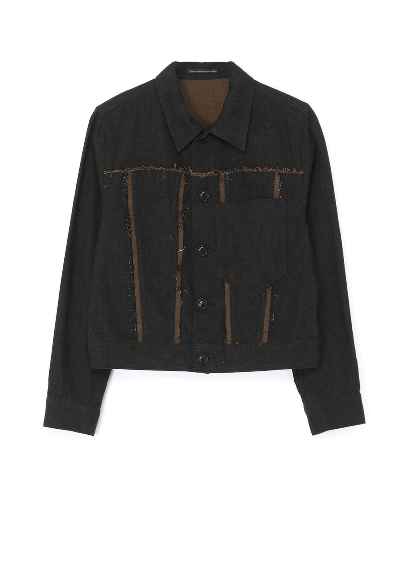 10oz DENIM PANELLED JACKET – THE SHOP YOHJI YAMAMOTO