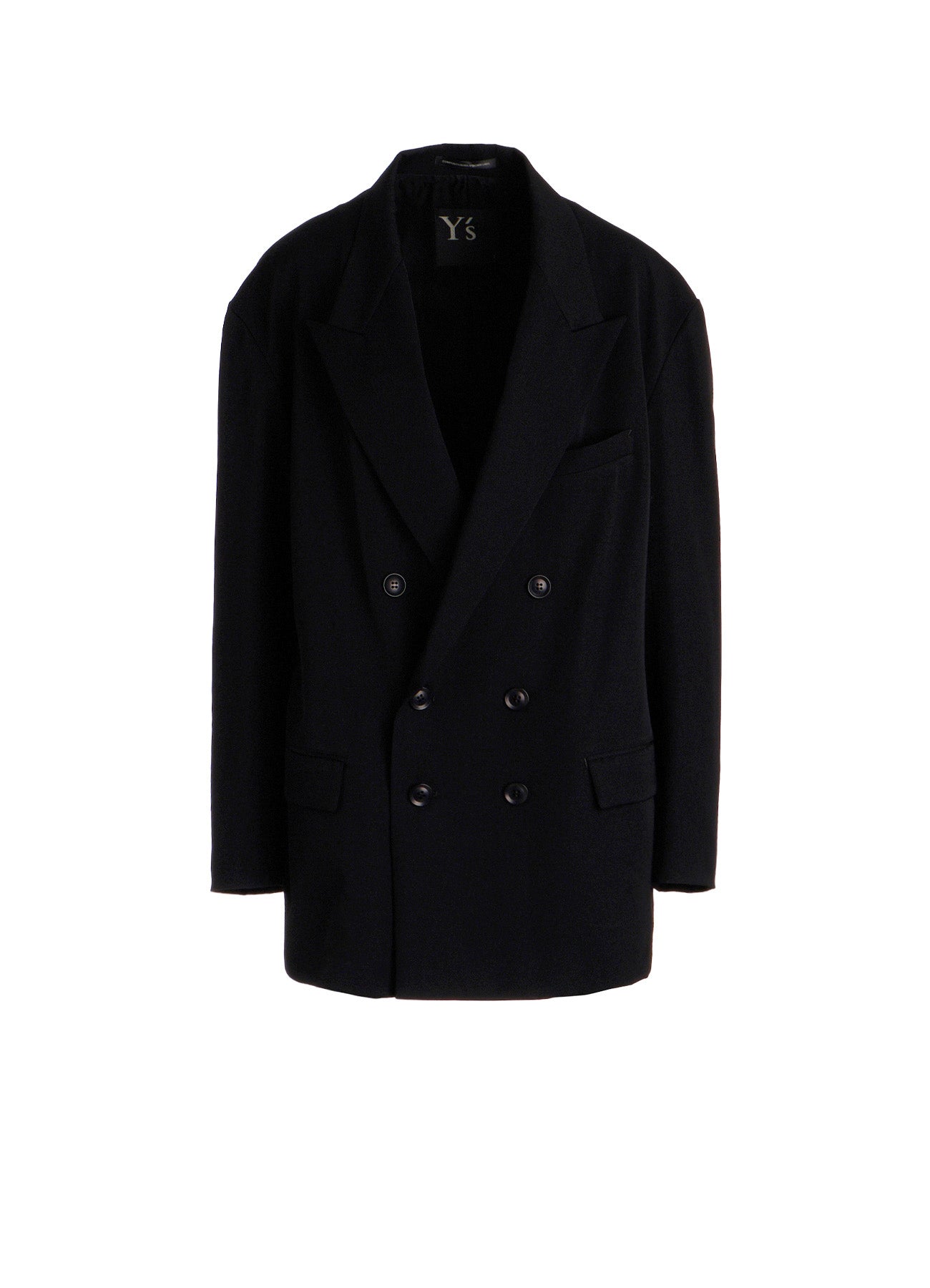WOOL GABARDINE BIG TAILORED JACKET – THE SHOP YOHJI YAMAMOTO