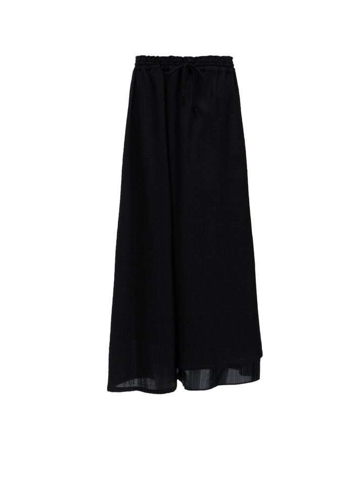 WOOL VIYELLA STRING PANTS