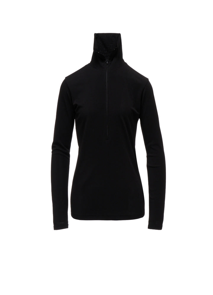 TA/PE DRY ZIP-UP HIGH NECK PULLOVER