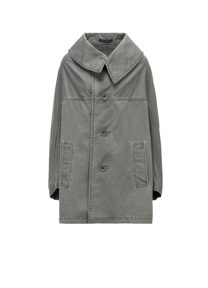 COTTON CHINO CLOTH SHORT COAT