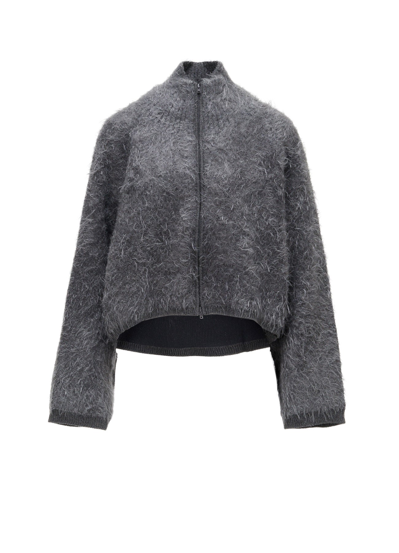 MOHAIR SHAGGY ZIP-UP CARDIGAN – THE SHOP YOHJI YAMAMOTO