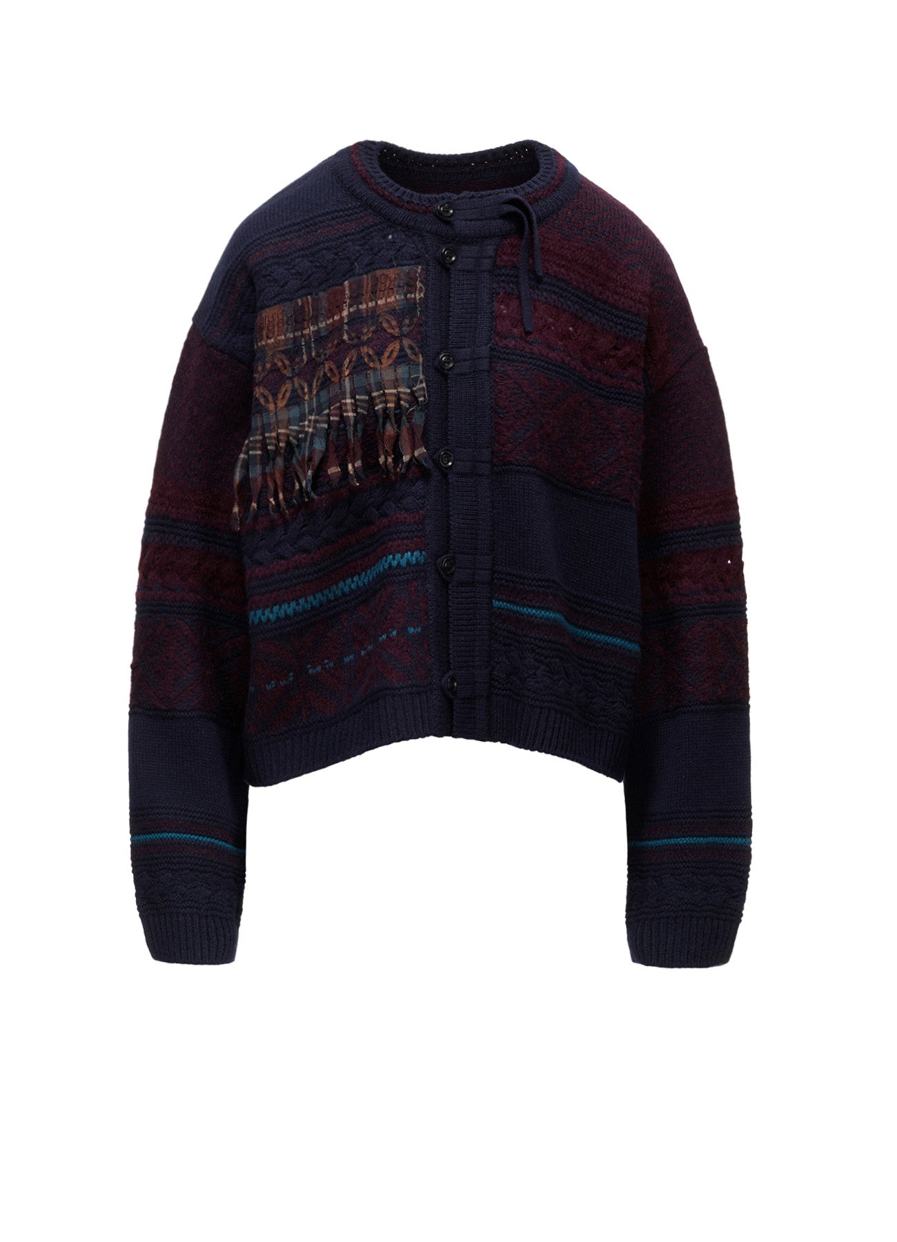 TYROLEAN JACQUARD CARDIGAN – THE SHOP YOHJI YAMAMOTO