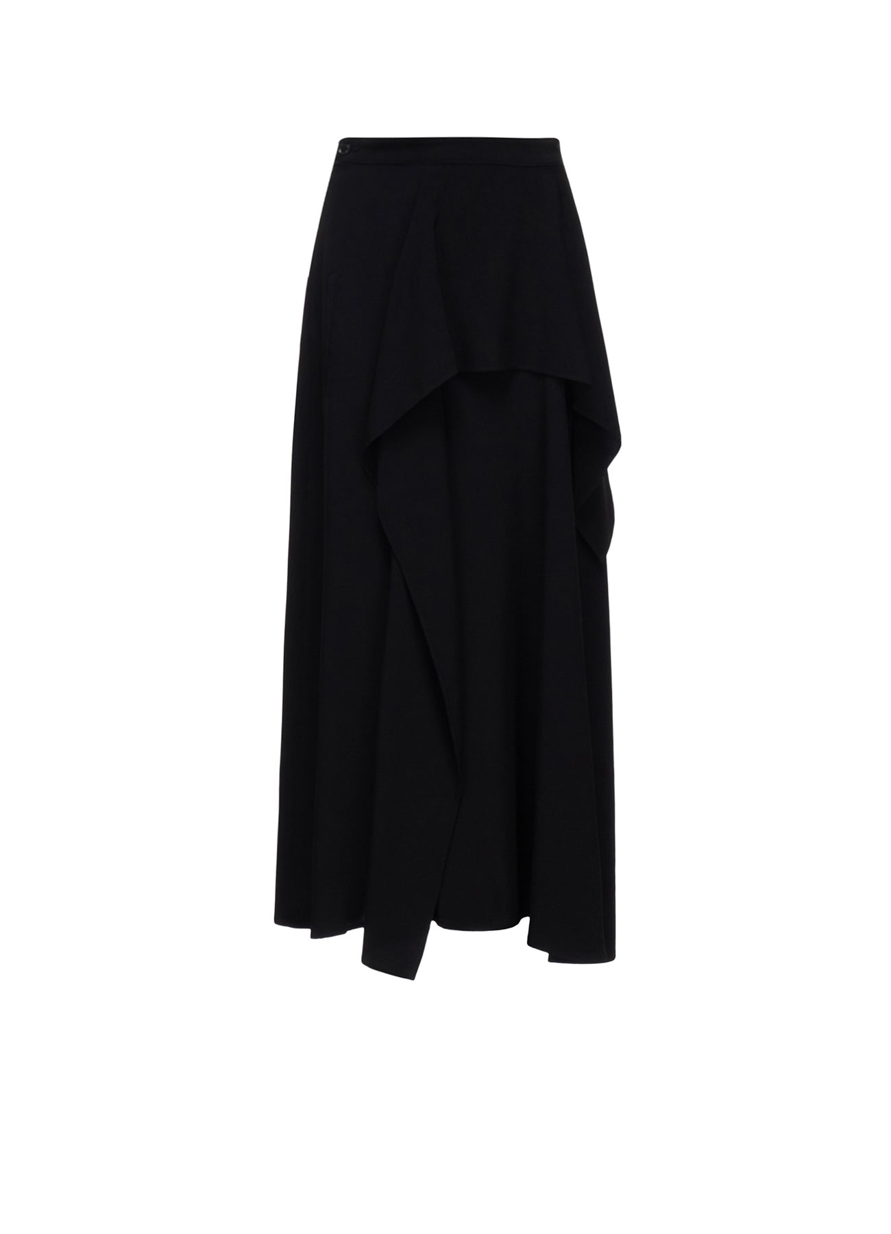 TA/PE CREPE DE CHINE ASYMMETRIC DRAPE SKIRT – THE SHOP YOHJI YAMAMOTO