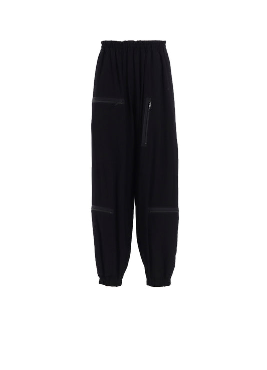 VISCOSE/TRIACETATE POCKET PANTS