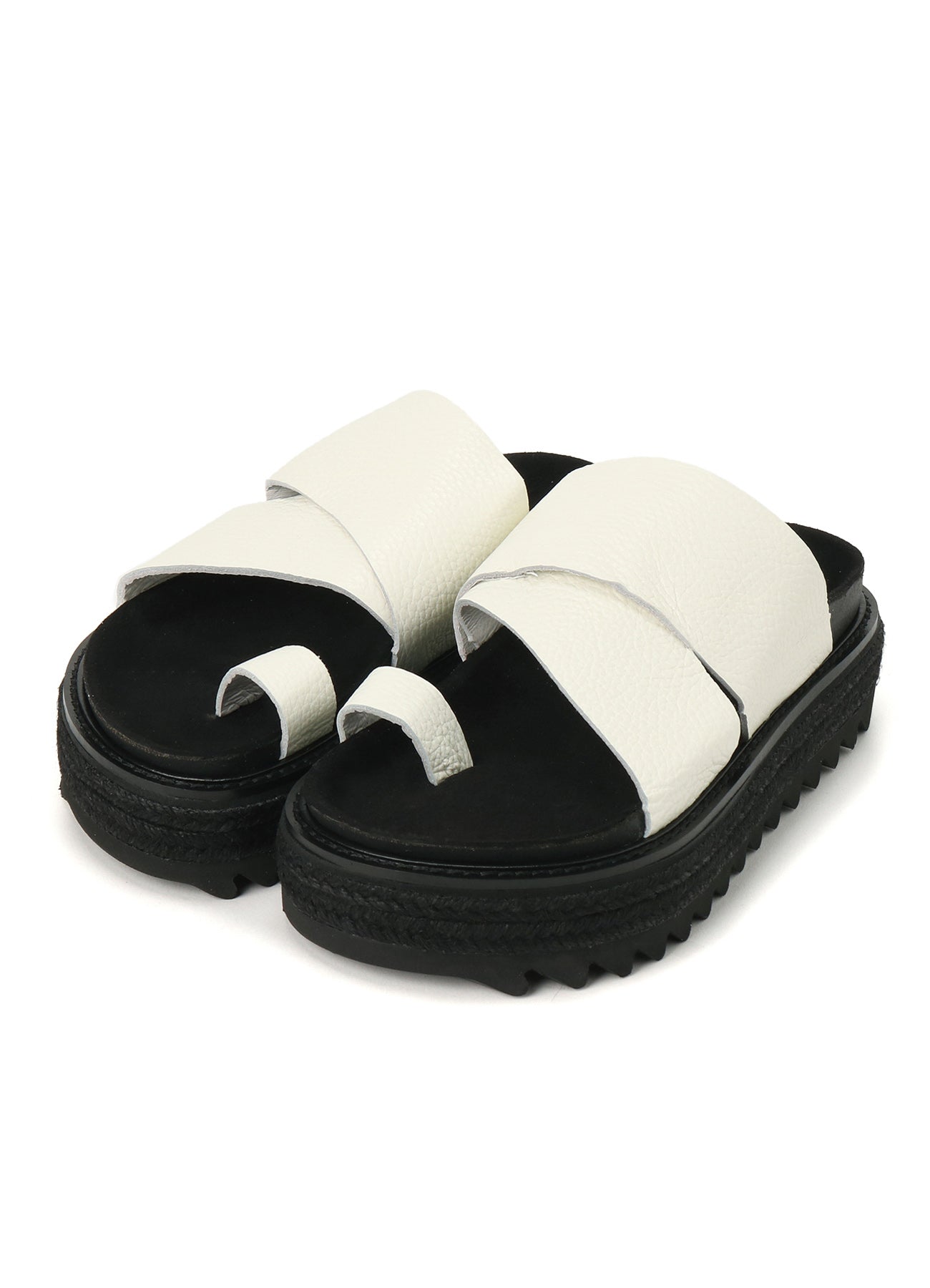 SOFT LEATHER THONG SANDAL – THE SHOP YOHJI YAMAMOTO