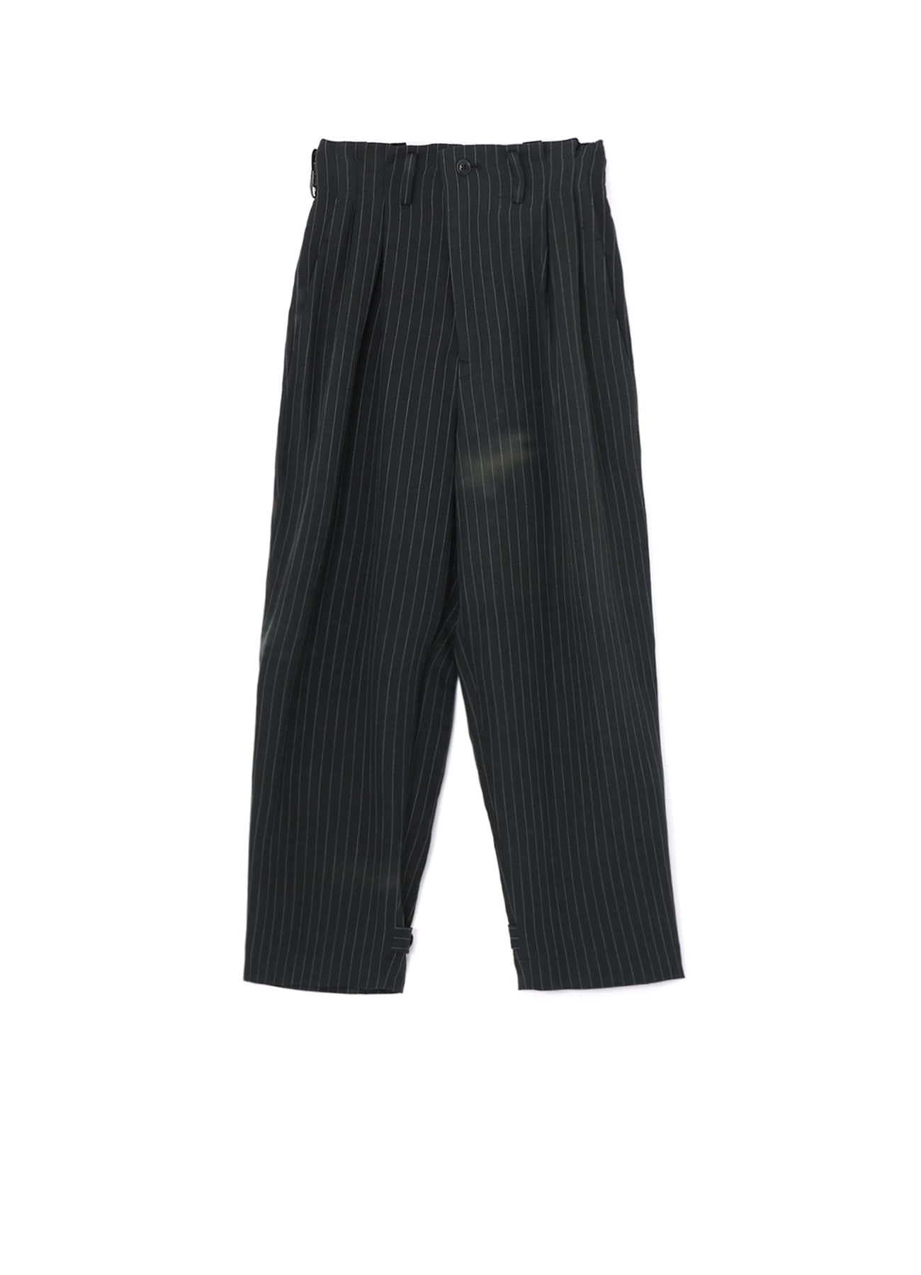 Yoshi Stripe Crop Drawstring Pant in Parchment
