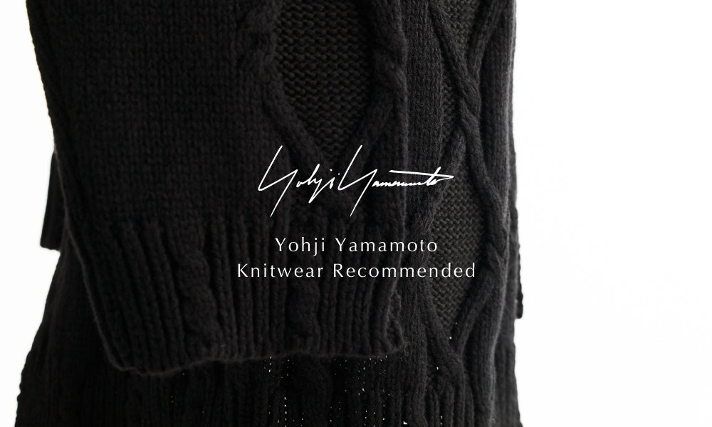 Yohji Yamamoto Knitwear Recommended