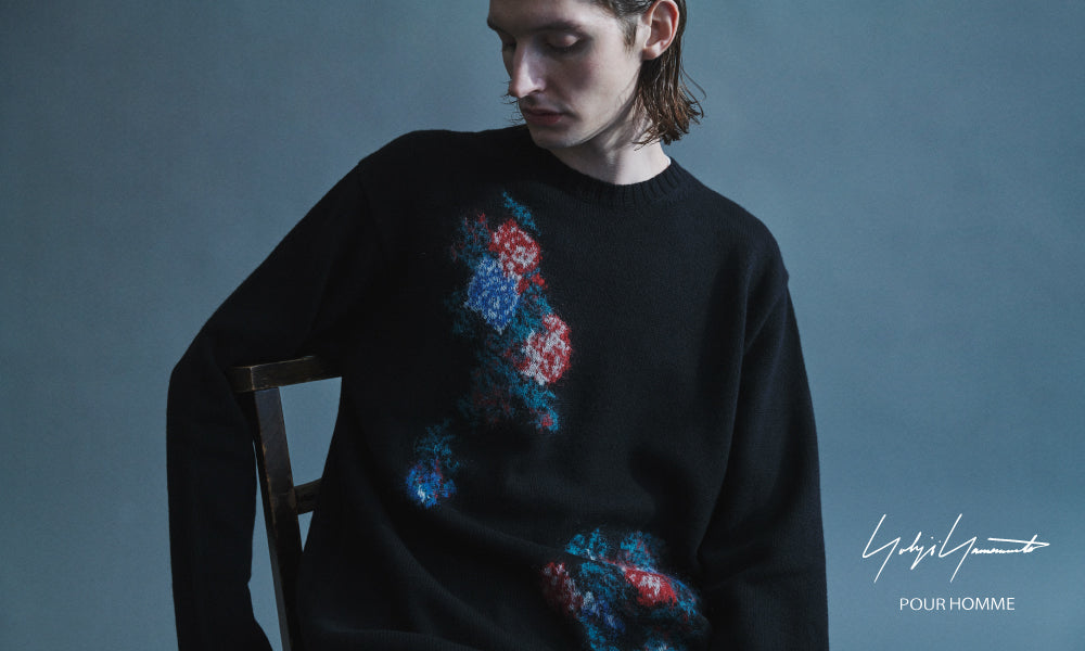 Yohji Yamamoto POUR HOMME - Floral Patterned Knits -