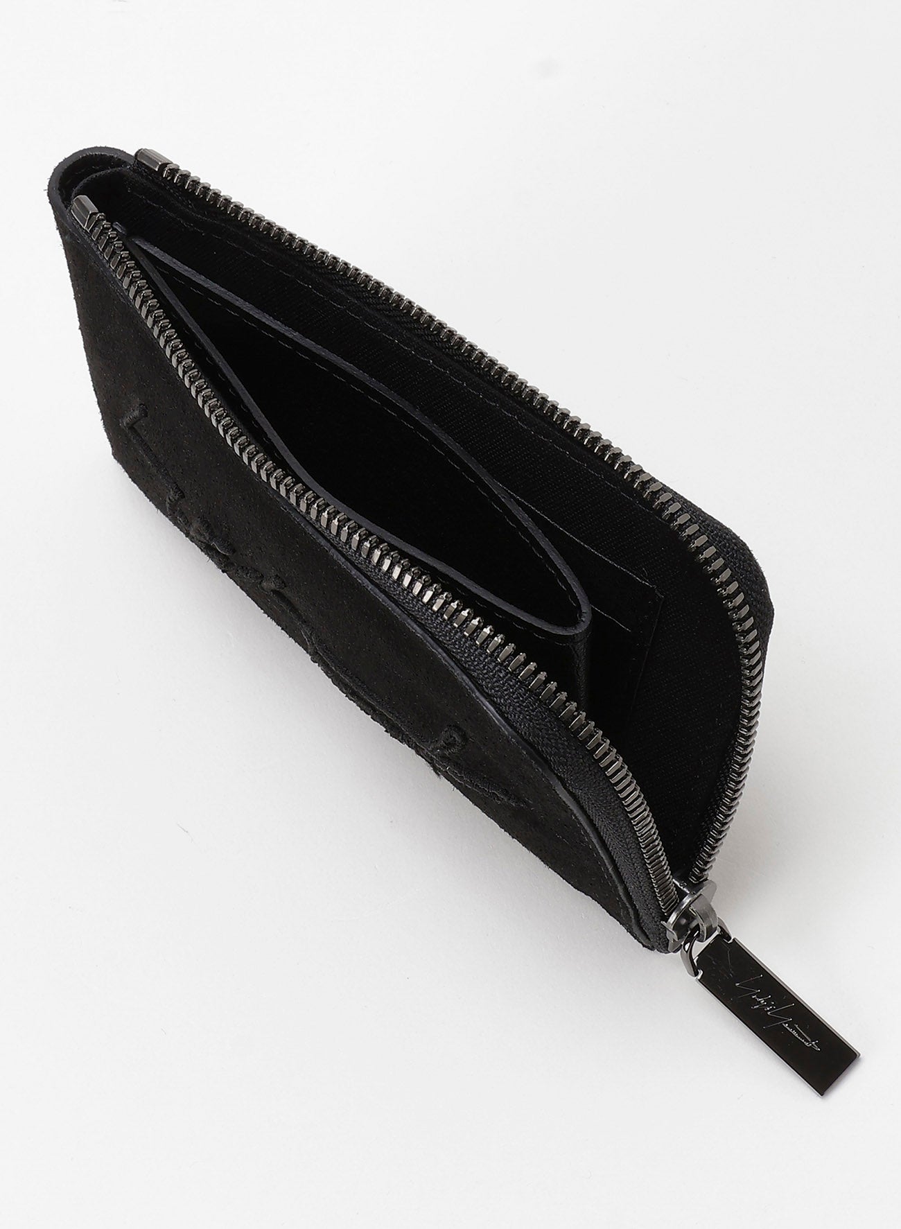 Signature short wallet(Nubuck) – THE SHOP YOHJI YAMAMOTO