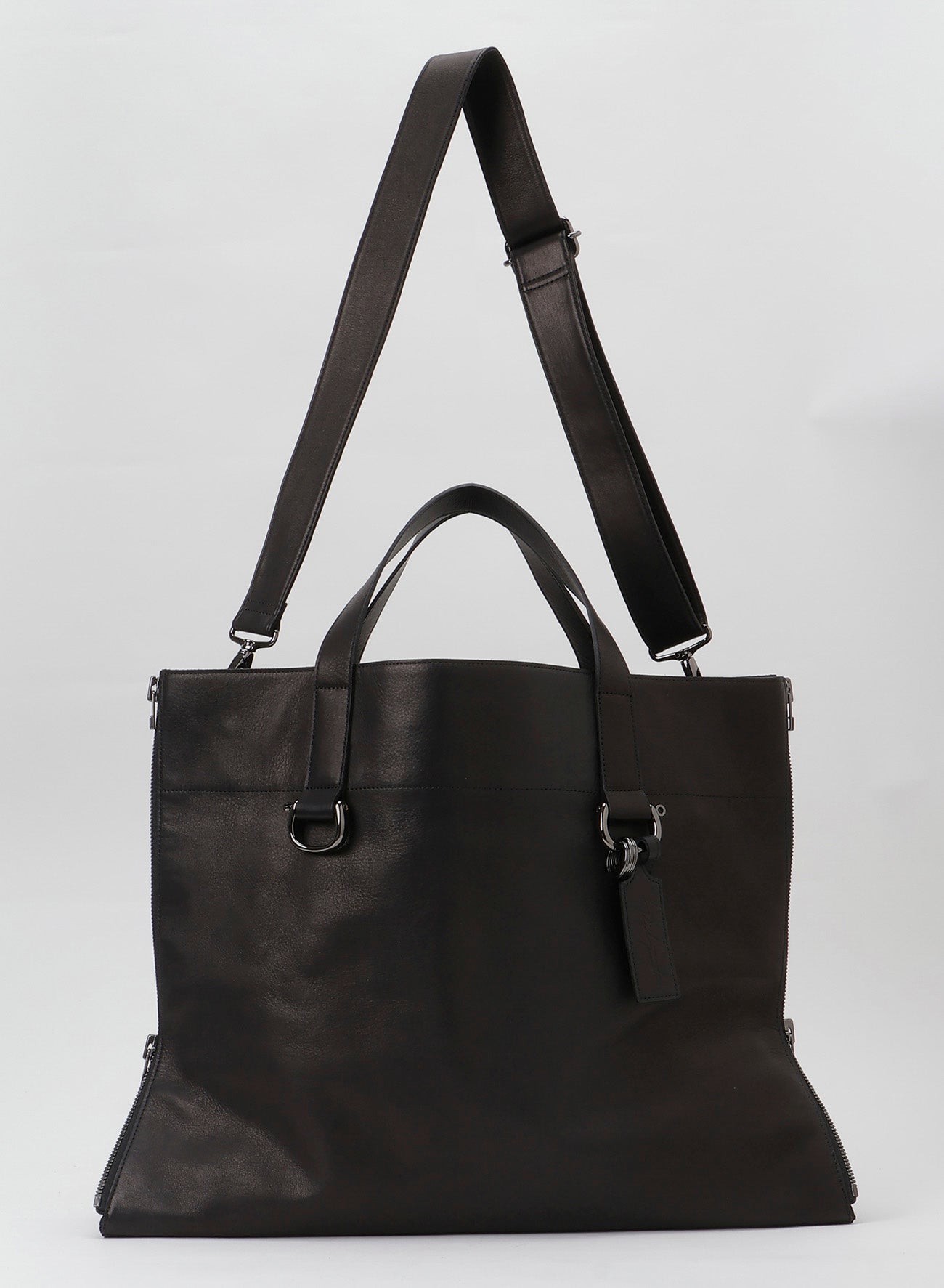 discord Zipper tote LL ブラック Zipper tote LL – THE SHOP YOHJI YAMAMOTO