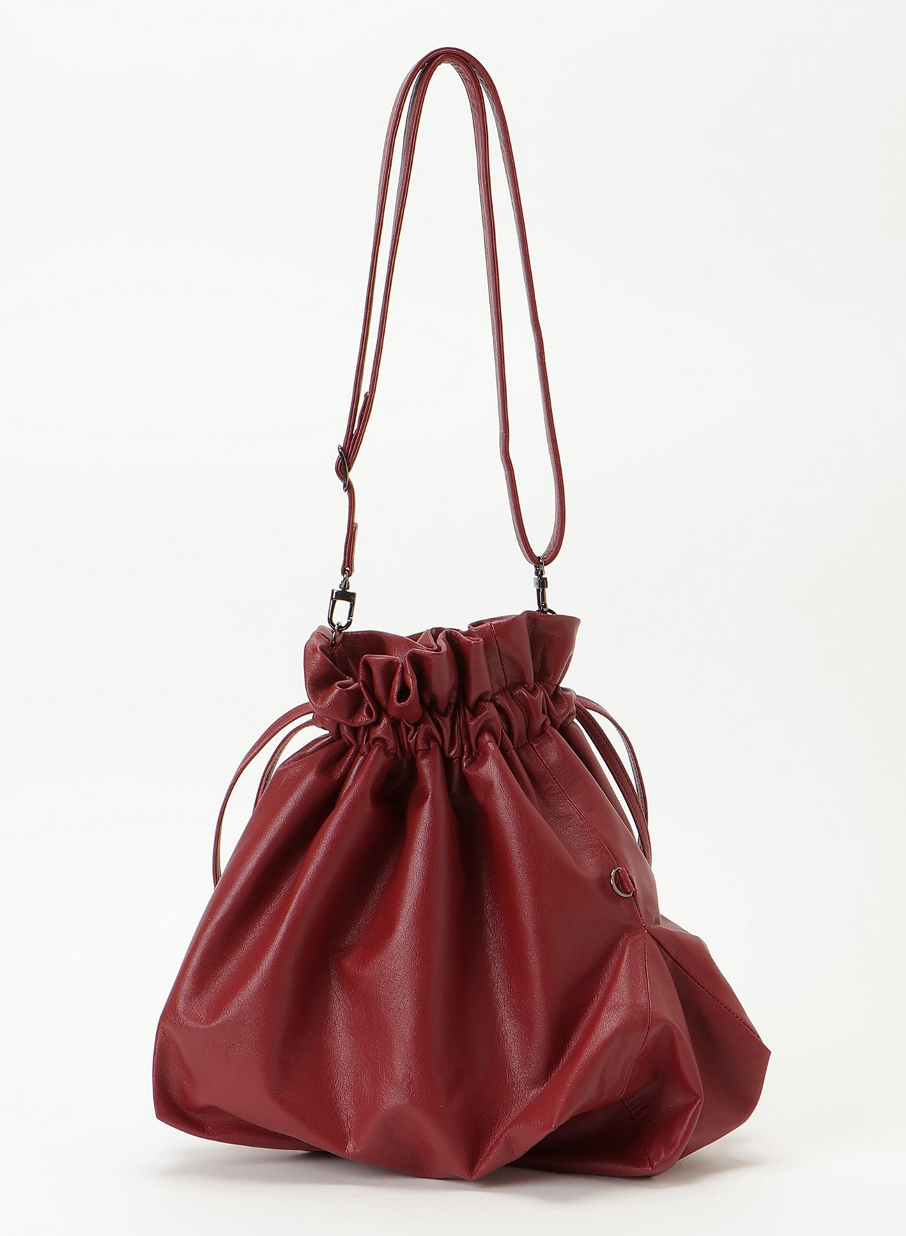 凸凹 drawstring shoulder
