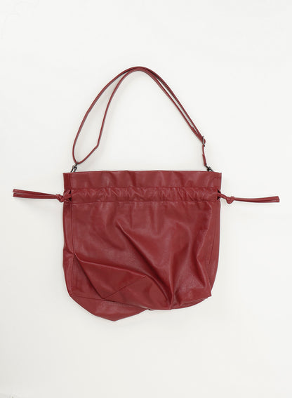 凸凹 drawstring shoulder