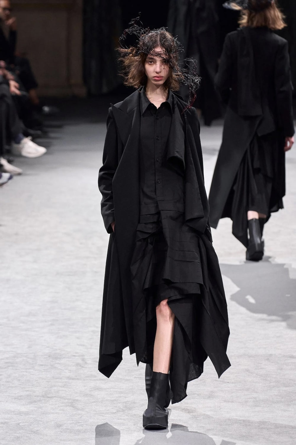 Yohji Yamamoto 90s Gabardine Long Coat