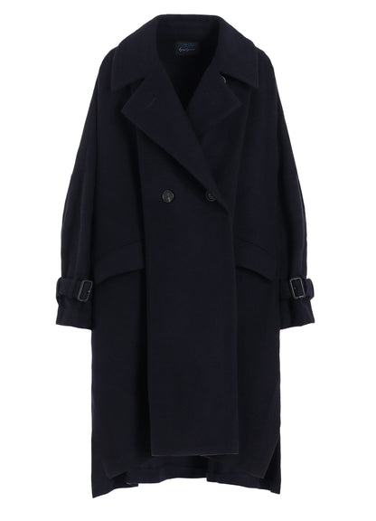 MELTON R-SIDE SLIT COAT