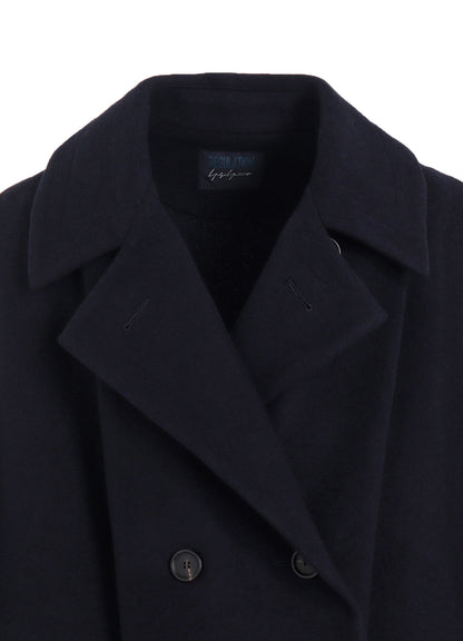 MELTON R-SIDE SLIT COAT
