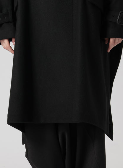 MELTON R-SIDE SLIT COAT