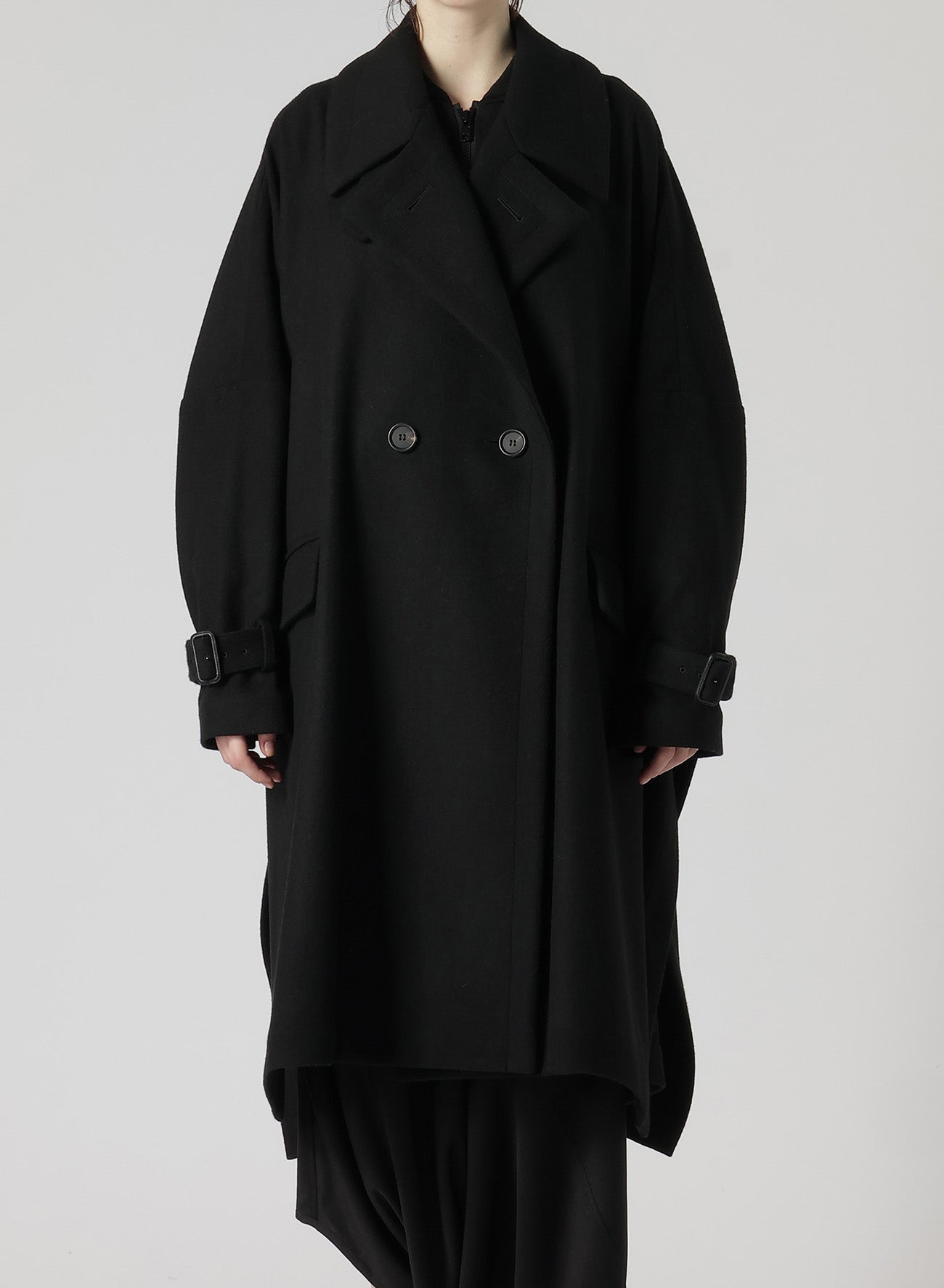 MELTON R-SIDE SLIT COAT