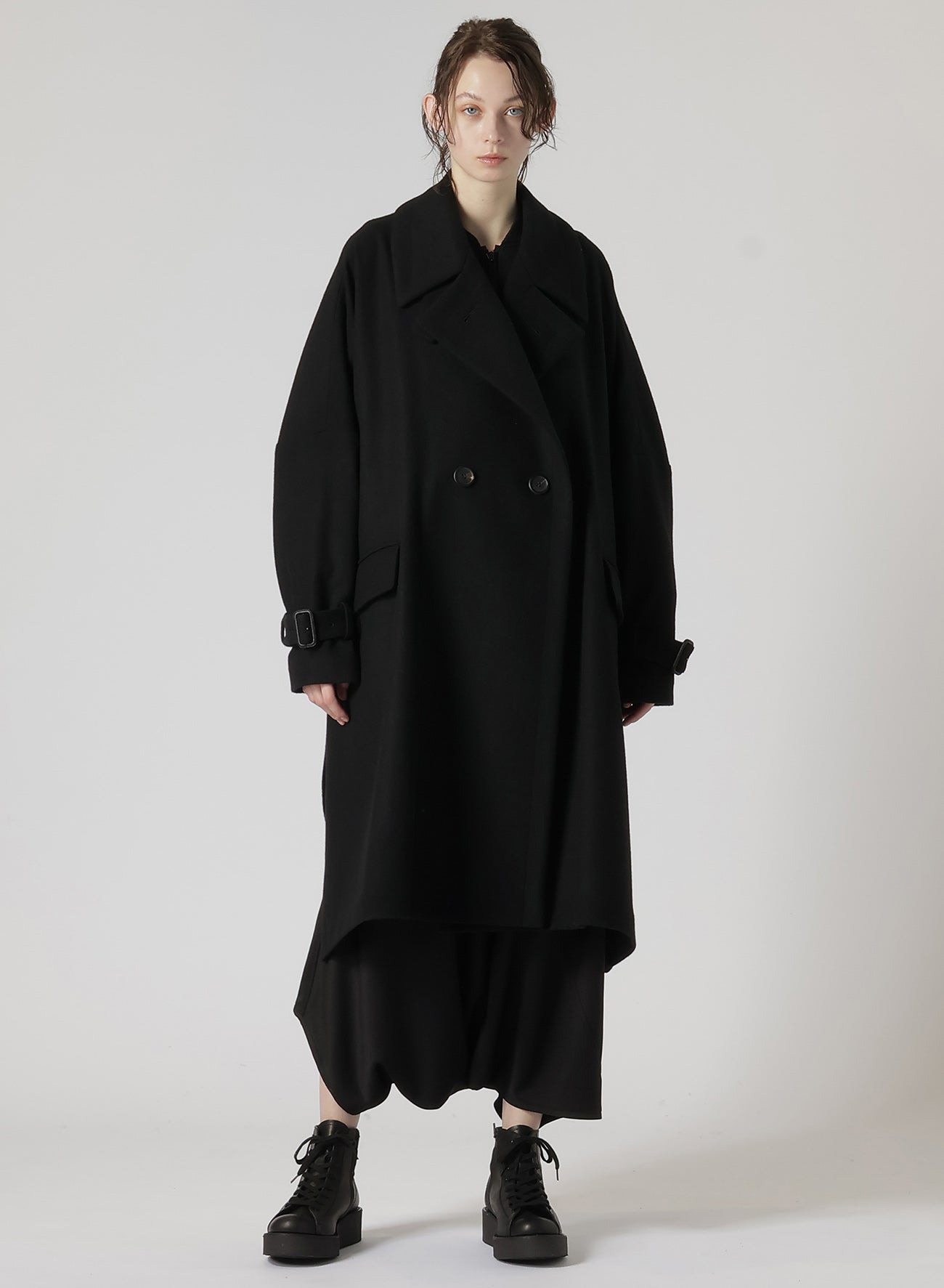 MELTON R-SIDE SLIT COAT