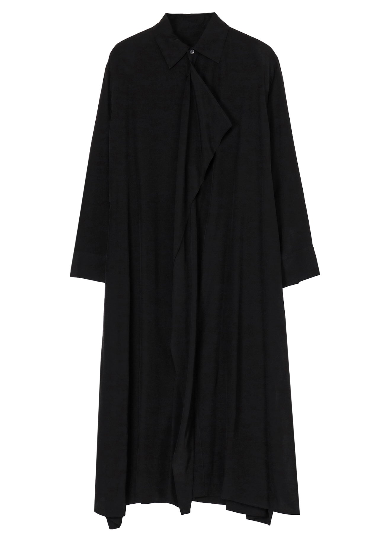 SPUN RY CLOTH R-DRAPED SHIRT DRESS